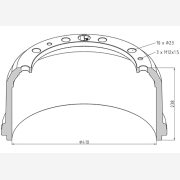 ΤΑΜΠΟΥΡΟ ΜERCEDES 410x160/238mm
