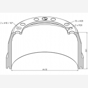 ΤΑΜΠΟΥΡΟ VOL 410x175/261mm ΕΜ