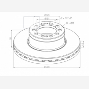 ΔΙΣΚΟΠΛΑΚΑ MERCEDES [430Χ131X45]