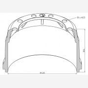 ΤΑΜΠΟΥΡΟ SAF 420x200/304mm 10Χ23