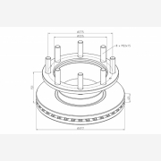 ΔΙΣΚΟΠΛΑΚΑ IVECO [377X151X45]