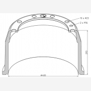 ΤΑΜΠΟΥΡΟ KASSBOHRER 400x200/293mm 290