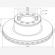 ΔΙΣΚΟΠΛΑΚΑ ΜERCEDES [430X143,5X45]