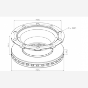 ΔΙΣΚΟΠΛΑΚΑ BPW [374X160X45]