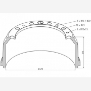 ΤΑΜΠΟΥΡΟ ΜERCEDES 410x160/213mm ΕΜ