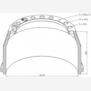 ΤΑΜΠΟΥΡΟ ΜERCEDES 410x180/280mm ΟΠ