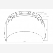 ΤΑΜΠΟΥΡΟ SCANIA 413x200/274mm