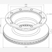 ΔΙΣΚΟΠΛΑΚΑ SCHMITZ [430Χ168.5Χ45]