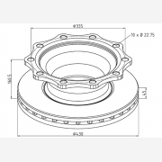 ΔΙΣΚΟΠΛΑΚΑ SAF [430X161X45]