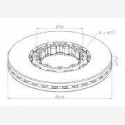 ΔΙΣΚΟΠΛΑΚΑ SAF [430x48x45]ΙΝΤ ΒΙΔΕΣ