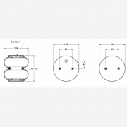 ΑΕΡΟΦΟΥΣΚΑ ΔΙΦΥΛΛΗ ΠΑΡΑΛΛΗΛΕΣ ΤΡΥΠΕΣ