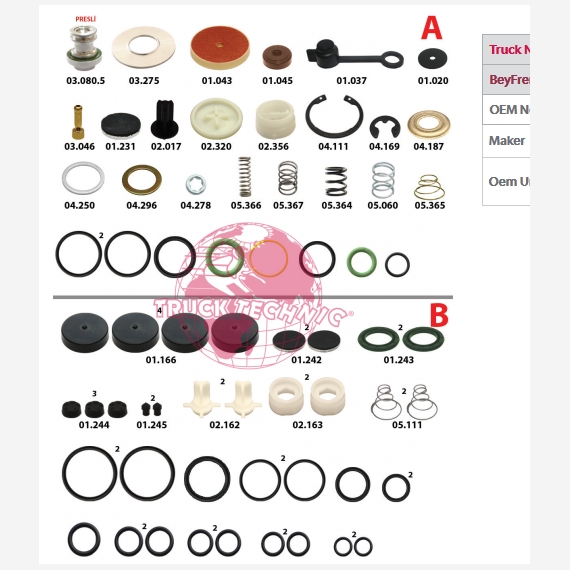 ΣΕΤ ΞΗΡΑΝΤΗΡΑ WABCO