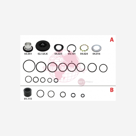 ΣΕΤ ΕΓΚΕΦΑΛΟΥ ΝΤΑΛΙΚΑΣ KNORR 20 ΕΔΡΑ