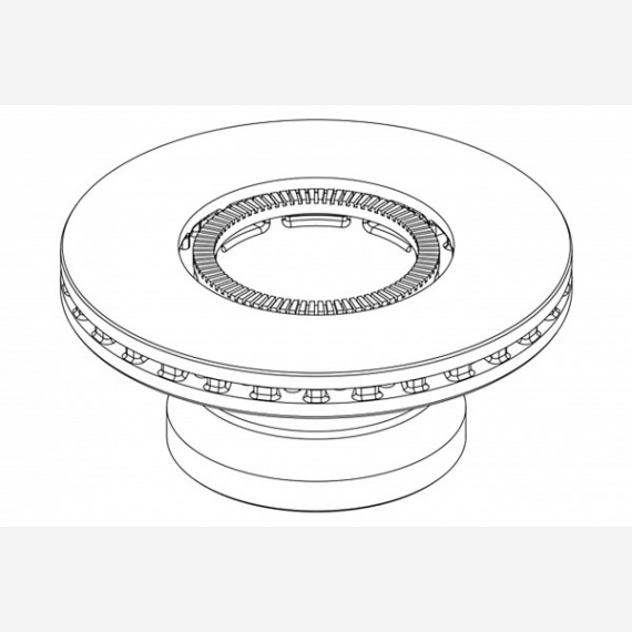 ΔΙΣΚΟΠΛΑΚΑ DAF [330X144X34]