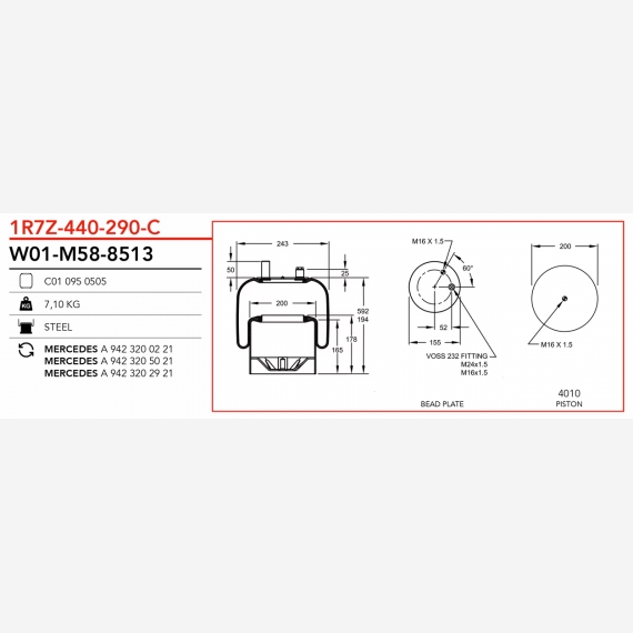 ΑΕΡΟΦΟΥΣΚΑ MERCEDES 2 ΠΑΡΟΧΕΣ
