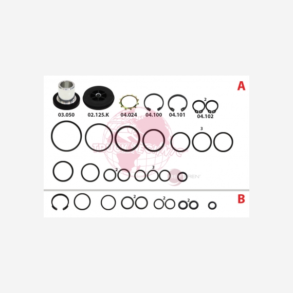 ΣΕΤ ΕΓΚΕΦΑΛΟΥ ΝΤΑΛΙΚΑΣ BOSCH 16 ΕΔΡΑ