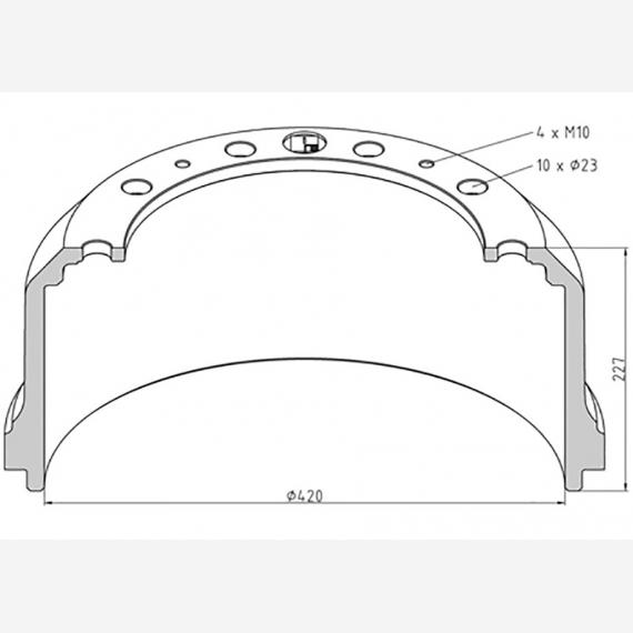 ΤΑΜΠΟΥΡΟ SAF 420x180/227mm ΑΦ.290