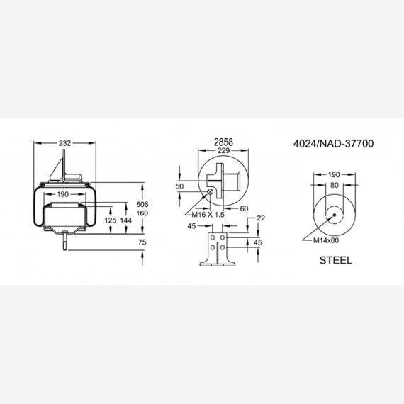 ΑΕΡΟΦΟΥΣΚΑ IVECO STRALIS  ΔΙΑΦΟΡΙΚΟΥ ΟΠΙΣΘΙΑ ΑΡΙΣΤΕΡΗ